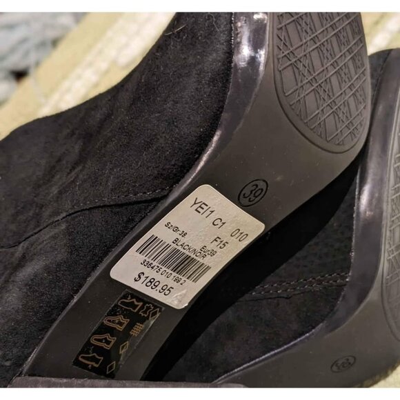 BNIB Genuine Leather high heel tall boots, Size 39 - Picture 5 of 5